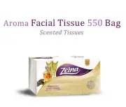 《18 boxes》Aroma Facial Tissues 275 white facial Tissues 2ply (Scented Tissues)