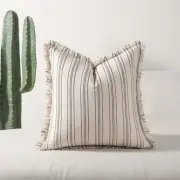 Cotton Throw Pillowcase Jacquard Cushion Cover Throw Pillowcover Sofa/Bed
