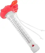 CIMAXIC Floating Thermometer Digital Floating Water Swimming Thermostat Feature Floats Pool Temperature Pond Thermometer Thermometers Bath Water Thermometer Bath Thermometer Red