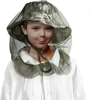 Luwint Kids Mosquito Net Fishing Hat, Insect Bug Repellent Netting Protection Sun Cap for Girls Boys Gardening Camping Hiking