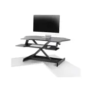 Ergotron Workfit Corner Standing Desk Converter Black