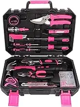 SIXTOL Home Pink 88 Tool Set in Case | for Home Use