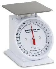 Cardinal Scales PT-1000SRK Top Loading Rotating Dial Scale, 5.75" x 5.75", 1000