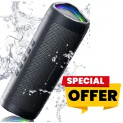Bluetooth Speaker with HD Sound, Portable Wireless, IPX5 Waterproof