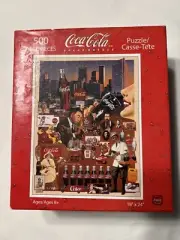 Coca-Cola Brand/Marque ~ 500 pc "Coke History" Puzzle - Original Box