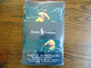 VINTAGE RALPH LAUREN DOWNHILL RACER 200TC TWO KING PILLOW CASES NEW RARE