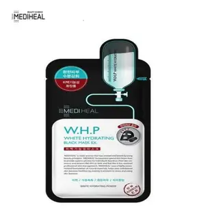 (MEDIHEAL)WHP 美迪惠爾 可萊斯保濕補水面膜 可萊絲面膜 BLACK MASK 1箱. 10張/韓國