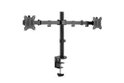 Goobay Dual Computer Monitor Desk Mount Flex 43-81cm Black Desk Mountable