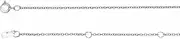 [JewelryWeb] 14k White Gold 6 1/2 7-1/2 Inch Polished Adjustable Cable Chain Bracelet With Spring-Ring Link-Bracelet for Women and Men