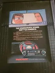 Sparkomatic Car 1983 Print Ad 8x11 Great To Frame