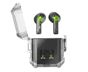 Tws Wireless Earphones X3 Transparent Earphones Touch Control In Ear Bluetooth Headphones (Black)