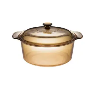 【CorelleBrands 康寧餐具】5L晶彩透明鍋-寬鍋(贈多功能調理盆)