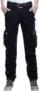 [Maiyifu-GJ] Men's Outdoor Military Tactical Pants Casual Multi Pocket Cargo Pants Relaxed-Fit Army Hiking Combat Trousers
