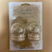 Tim Holtz glass dome snow globe #f311b1