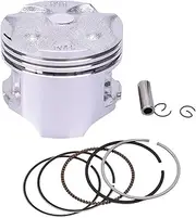 STD~+100 +25 +50 +75 Motorcycle Engine Pison Ring Set 48.5mm 48.75mm 49mm 49.25mm 49.5mm For CBR250 MC19 KY1 1988 1989(0.75 Piston Ring)