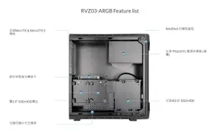 小白的生活工場*銀欣 SilverStone 小烏鴉 RVZ03B-ARGB MINI ITX 橫躺音響型機殼