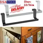 Kitchen Hook Over Door Bathroom Rail Cupboard Hanger Bar Tea Towel Holder Rack V