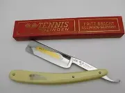 NOS Straight Razor TENNIS No110 FRITZ BRACHT Solingen Germany
