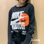 A JUNG💙 NIKE NSW LS TOP WTOUR 男款 運動休閒長袖薄上衣 黑 DA0630010