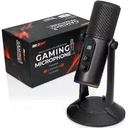 Microphone for PC Computer Laptop Gaming Streaming Recording USB Plug & Play Mic