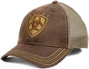 [ARIAT] Men's Oilskin Logo Cap