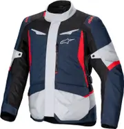 Alpinestars ST-1, textile jacket waterproof , color: Light Grey/Dark Blue/Black/Red , size: 3XL