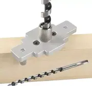Floating Shelf Bracket Dowel Jig Kit with 1/2" x 9" Drill Bit Self Centering ...