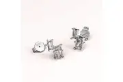Solid 925 Signature Silver Stellar Stud Earrings