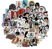 King of Rock Themed Set of 50 Assorted Stickers Decal Set