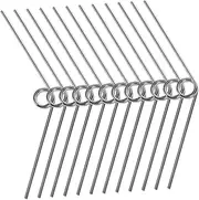 BESPORTBLE 12pcs Replaceable Springs for Pruners Gardening Pruning Pruner Spring Parts Garden Shears Pruning Hedge Tree Plant Trimmer Garden Gardening Tools Parts Black Stainless Steel