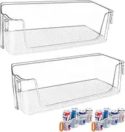 ALVAR [2 PACK] UPGRADED DA97-20988A Refrigerator Door Shelf Compatible with Samsung Refrigerator Door Bin Replacement Right Door Bin RF28T5F01SG RF27T5501SR RF28T5F01SR RF27T5501SG Shelves
