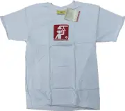 VINTAGE Hook-Ups Skateboards Yellow Fever Vaccine Center Medium SS White T-shirt