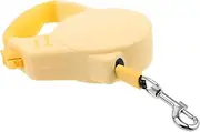 DINHEAROM Dog Leash Retractable Leash Small Dog Pet Traction Rope Pet Telescopic Traction Rope Yellow Silica Gel