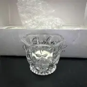 Gorham Lady Anne Crystal Votive Candle Holders Set Of 3 New In Box