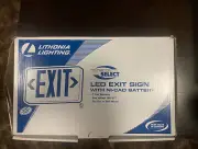 Lithonia Lighting LED Exit Sign with NI-Cad Battery
