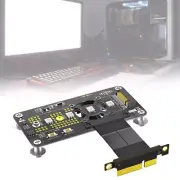 PCIExpress to NVME mKey Expansion Card Extension Cable Cooling Fan