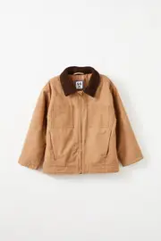 [Cotton On Kids] Cotton On Kids - Cooper Cord Anorak Jacket - Chestnut 5-6 CHESTNUT