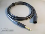 Canare L-4E6S Star Quad | Gold XLR Male to 1/4" TS | Unbalanced Interconnect