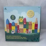 NIB Disney Parks ‘It’s A Small World’ 32 Piece Stacking Wooden Block Set