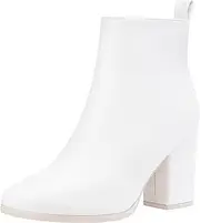 [JEOSSY] Women's Low Heels Dress Shoes Bridal Wedding Party Round Closed Toe Pumps for Women