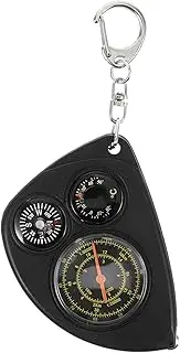 HONMEET Distance Calculator Compass Keychain Hiking Compass with Snap Buckle for Climbing and Survival Craftsmanship Lightweight Design for Outdoor Adventures