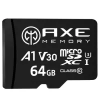 在飛比找momo購物網優惠-【AXE MEMORY】MicroSDXC 64GB A1 