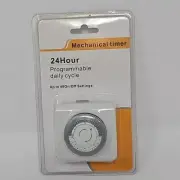 Mechanical Timer 24 Hour Programmable Daily Cycle 1 Outlet 125VAC 15A GP