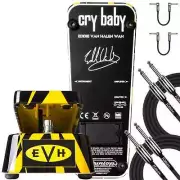 Cry Baby Eddie Van Halen Wah Guitar Effects Pedal EVH95 W/ CABLES