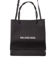 Balenciaga Shopping S Black Grained Leather Tote