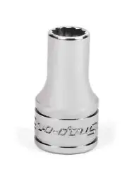 SNAP-ON 3/8" Drive 12-Point SAE 3/8" Flank Drive® Semi-Deep Socket FDS121