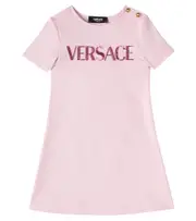 [Versace Kids] Versace Kids Logo jersey dress Y 12 pink