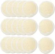 ERINGOGO 18pcs Loofah Sponges Exfoliating Body Scrubbers Natural Cleansing Pads Baby-friendly Shower Cleaner Quick Dry Loofah Brush