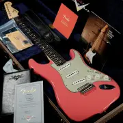 Fender CS CB 1961 Stratocaster TPC Josefina Pick Ups SFAged Fiesta Red CZ582265