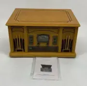 Excalibur RD54 3-in-1 Classic Music Player Real Wood CD/Radio/Turntable (NEW)